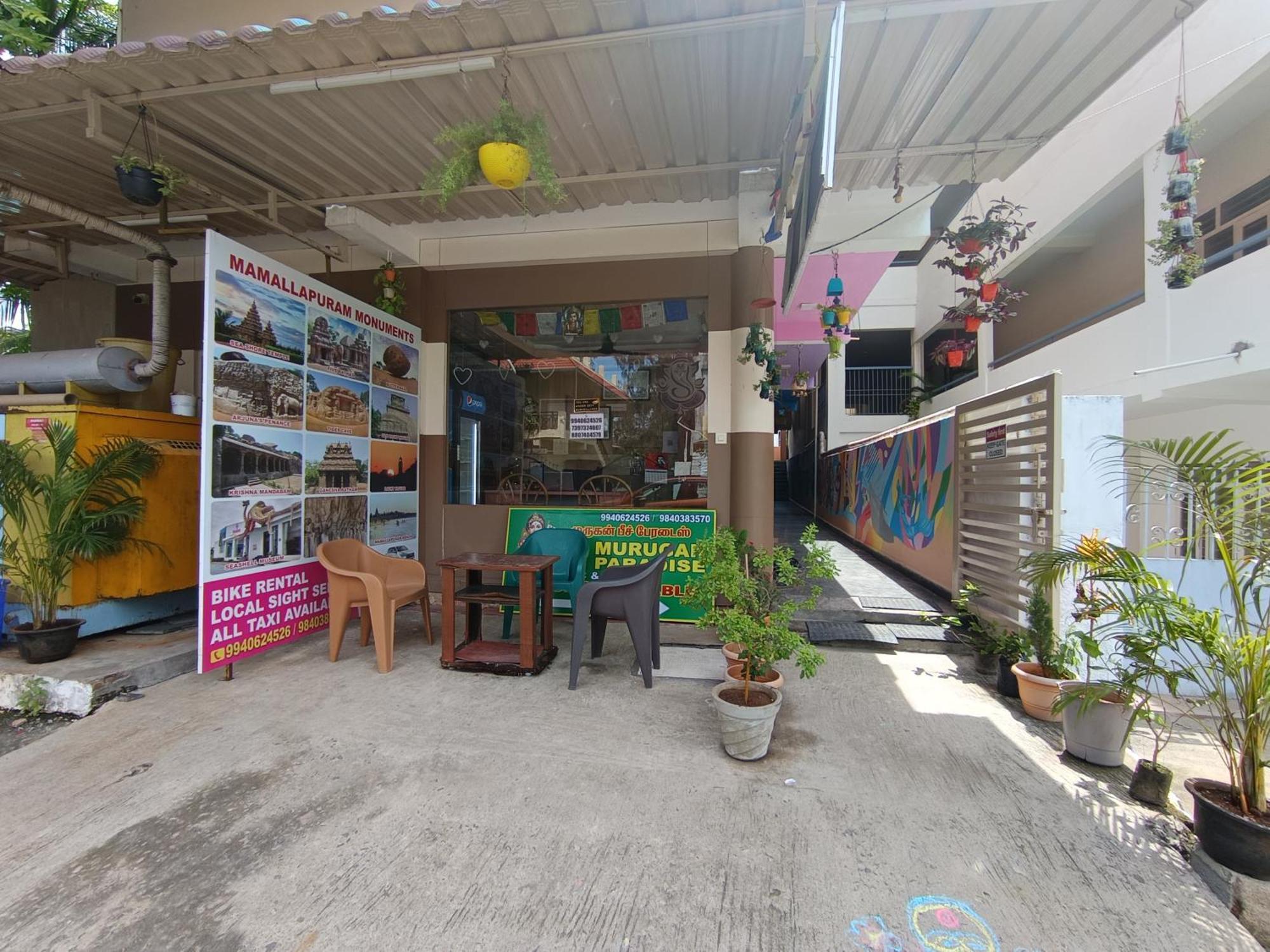 Sri Murugan Beach Paradise Hotel Махабалипурам Екстериор снимка